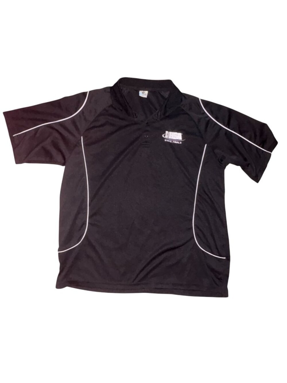 IHSA (Illinois High School Association) State Finals Adult Polo-Black-Size XL-GU